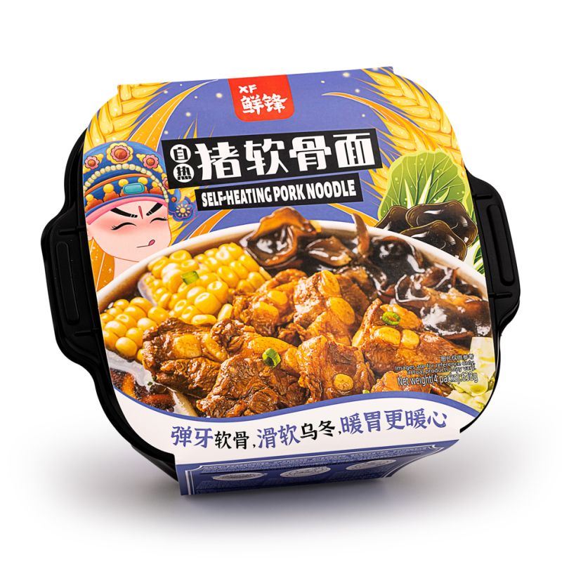 Xian Feng Self-Heating Pork Noodle 鮮鋒 自熱豬骨麵