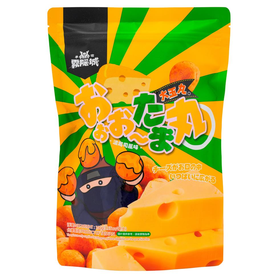 Kirigakure Puffed Ball (Cheese Flavour) 雾隐城 大玉丸 (浓起司风味)