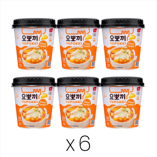 Young Poong Yopokki Cheese Topokki (Rice Cake) Cup 芝士炒年糕 (杯) (Bundle of 6)