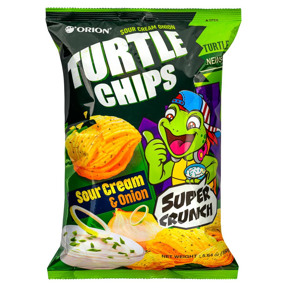 Orion Turtle Chips (Sour Cream & Onion Flavour)