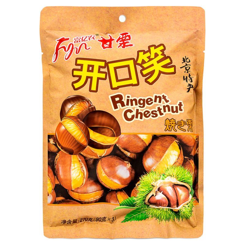 Fuyinong Ringent Chestnut with Shell富亿农开口笑甘栗