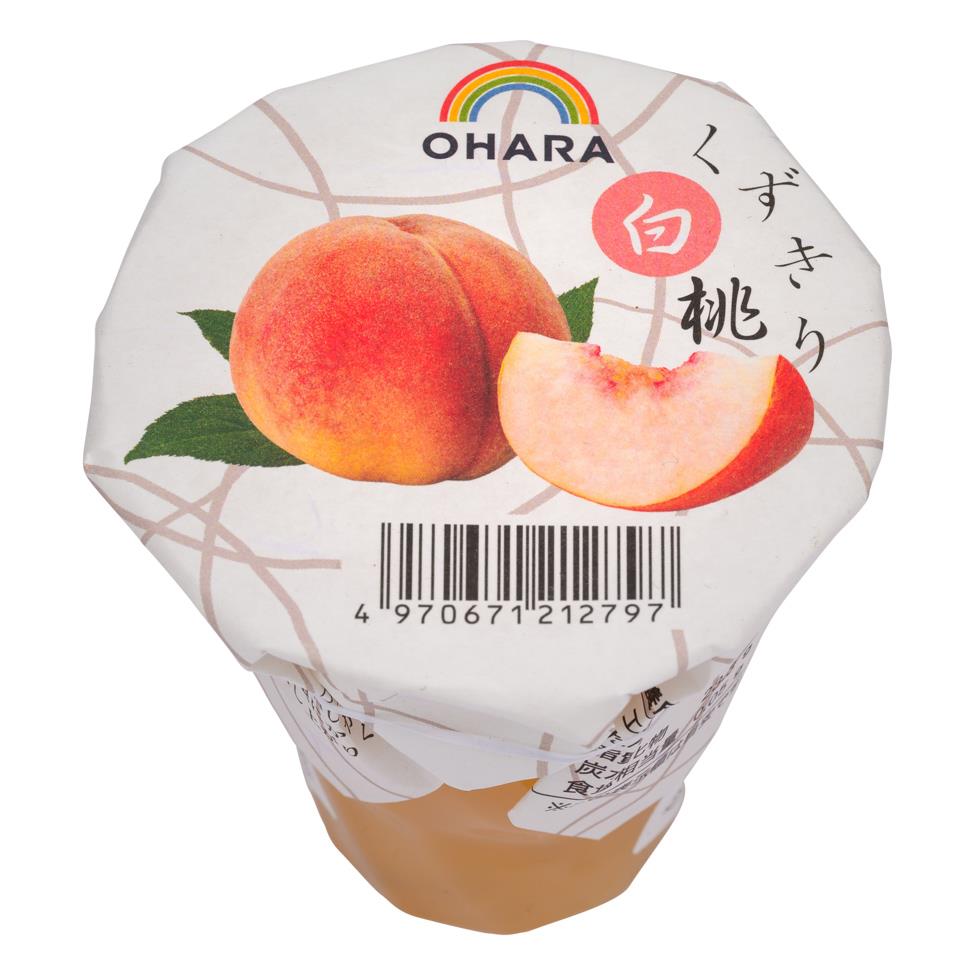 Ohara Kuzukiri Noodles Dessert (White Peach Flavour)