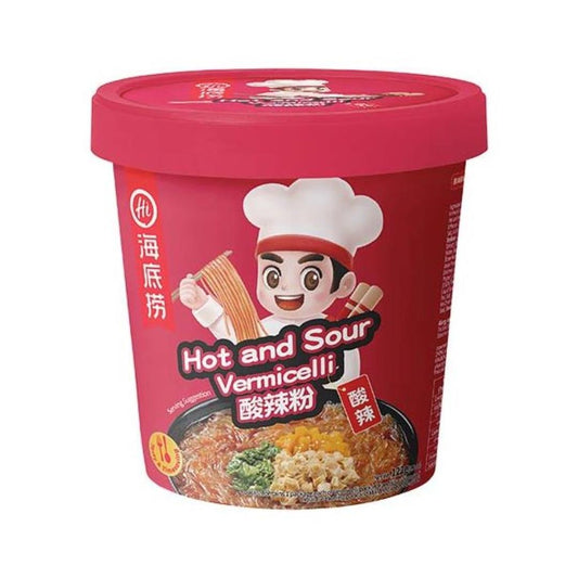 Haidilao Instant Cup Vermicelli (Spicy & Sour Flavour) 海底撈方便粉絲 酸辣粉