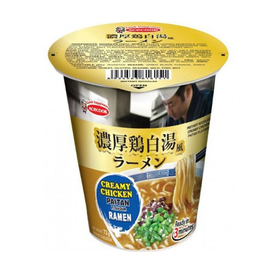 Acecook Ippin Ramen Cup (Creamy Chicken Patian Flavour) 逸品 濃厚雞白湯風ラーメン杯面