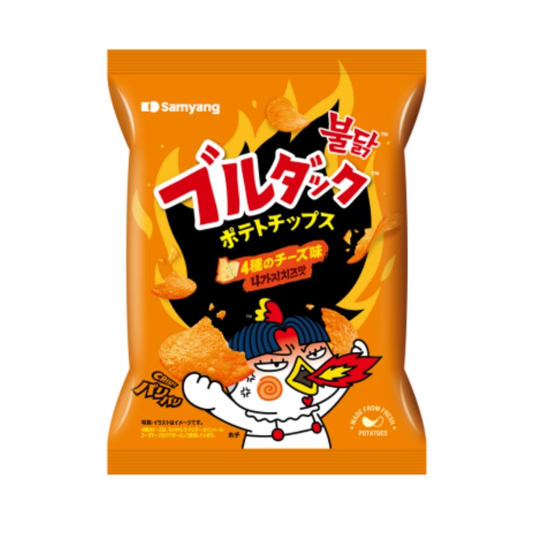 Samyang Buldak Potato Chips (Four Cheese Flavour) ブルダックポテトチップス (4種のチーズ味)