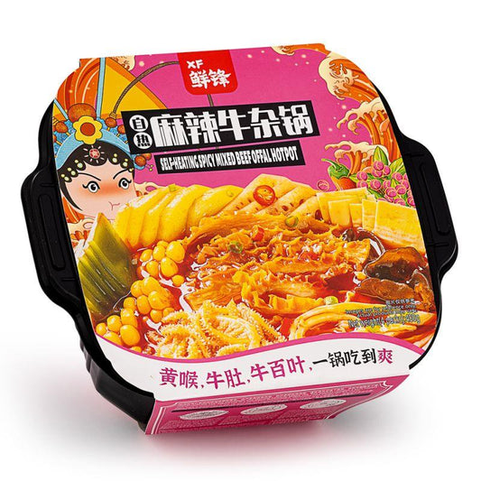 鲜锋 自热麻辣牛杂锅