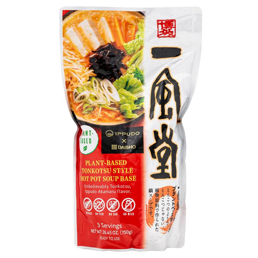 Daisho x Ippudo Plant Based Tonkotsu Style Hot Pot Soup Base 博多一風堂 プラントベース鍋スープ