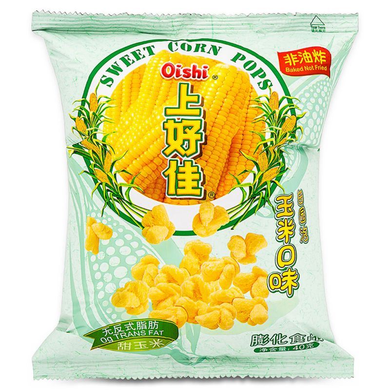 Oishi Sweet Corn Puff 上好佳 田園泡 (玉米口味)