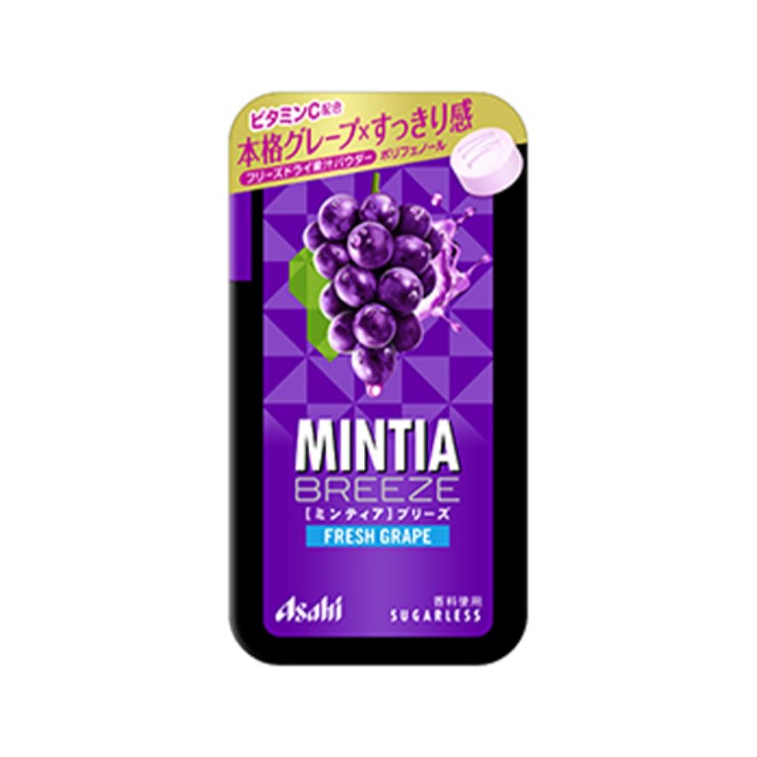 Asahi Mintia Throat Clean Tablets (Fresh Grape Flavour) ミンティアブリーズ フレッシュグレープ
