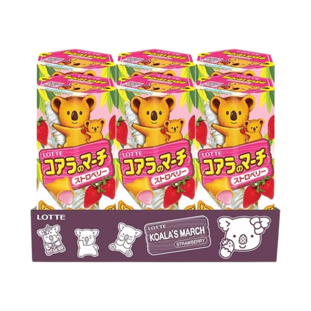 Lotte Koala's March Biscuits (Strawberry) (Pack of 6)