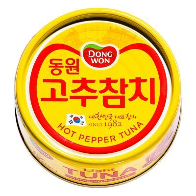 Dongwon Chunk Light Tuna with Hot Pepper Sauce 동원고추참치