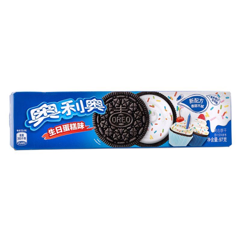 Oreo Cookie (Birthday Cake Flavour) 奧利奧 夾心餅乾 (生日蛋糕味)