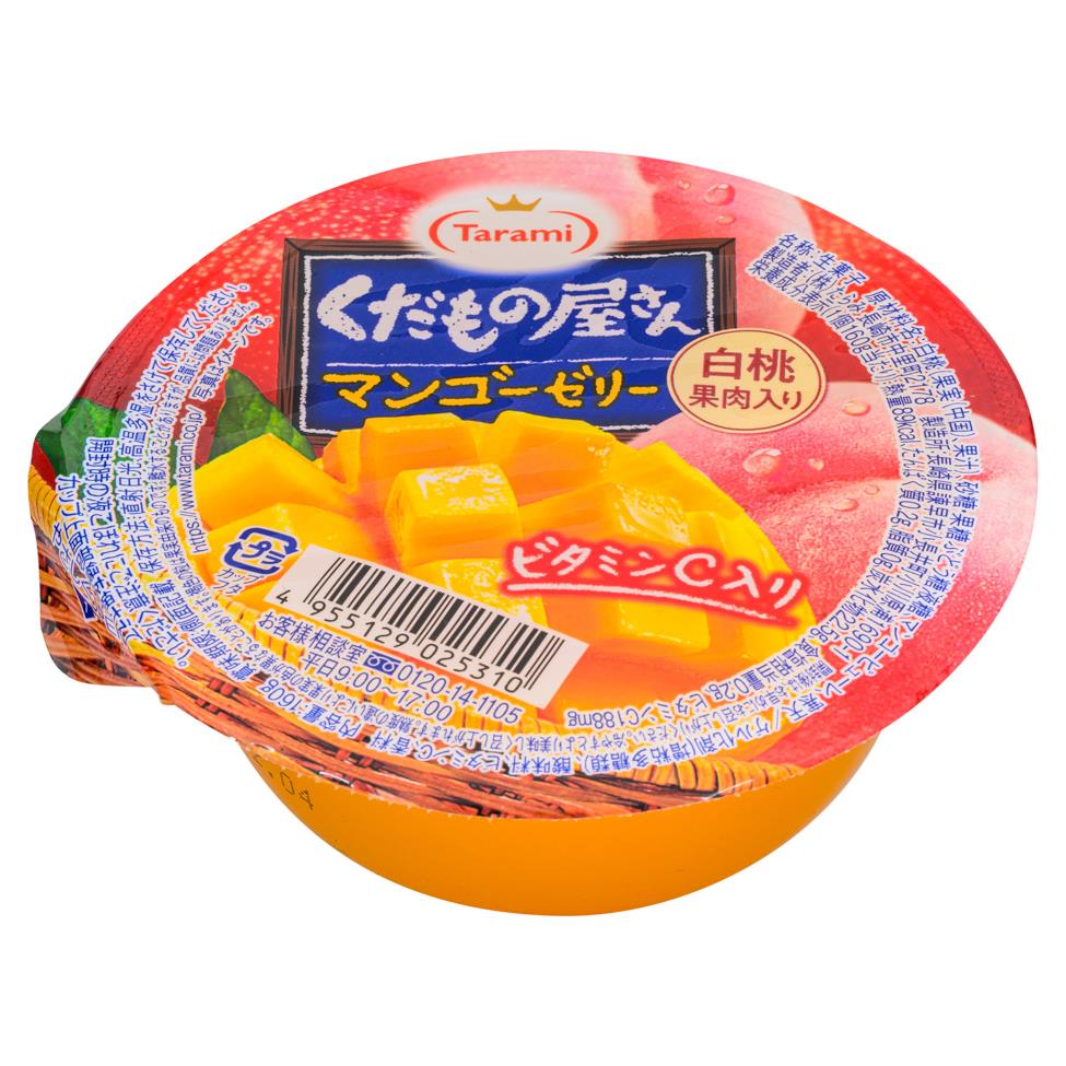 たらみ 水果甜点（芒果与白桃果肉）