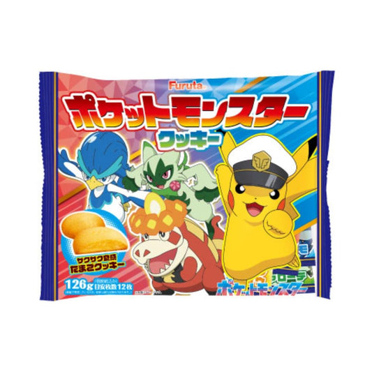 Furuta Pokemon Crunchy Egg Cookies ポケットモンスタークッキー