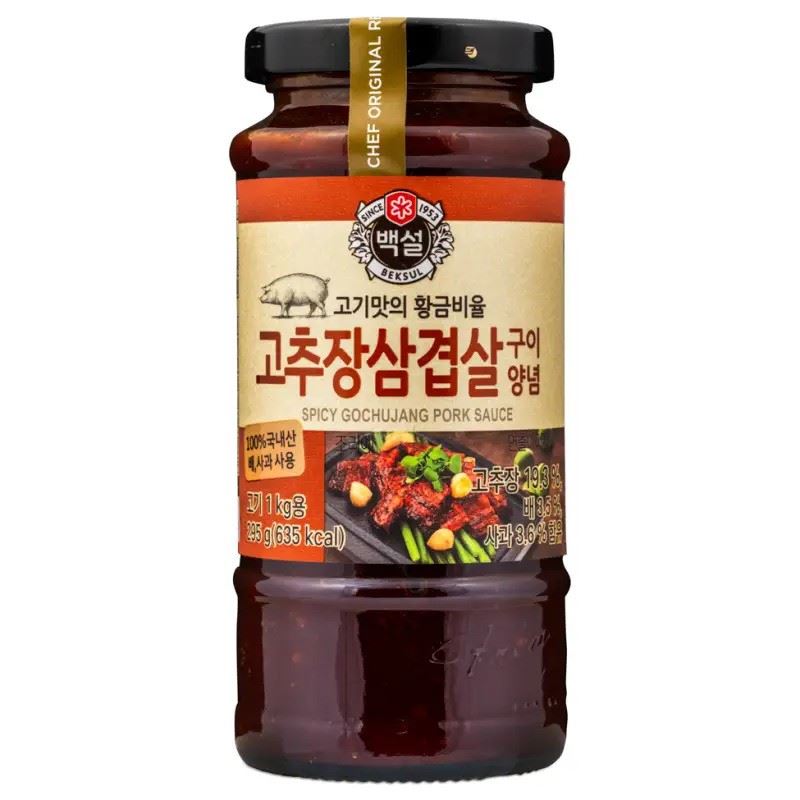 Beksul Spicy Gochujang Pork Sauce 고추장삼겹살구이양념