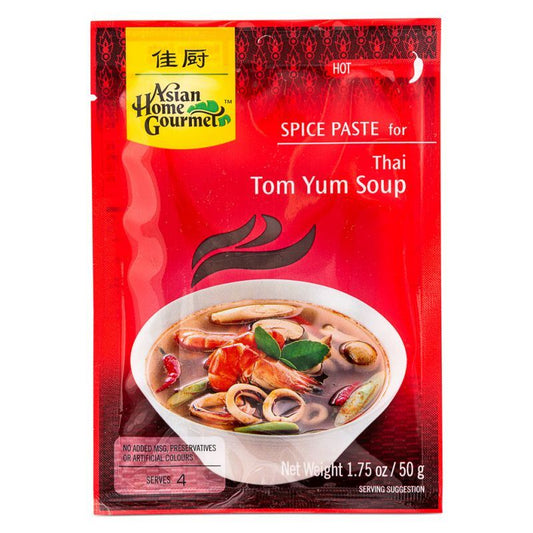 Asian Home Gourmet Spice Paste for Thai Tom Yum Soup (Hot)