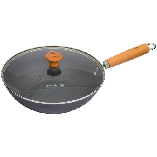 Cooker King Iron Wok with Cover 28cm 炊大皇 喵喵鐵炒鍋