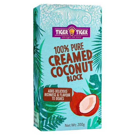 Tiger Tiger 100% Pure Creamed Coconut Block