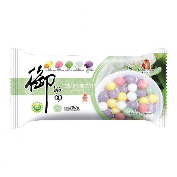 Freshasia Mini Glutinous Rice Ball (Mixed Flavour) 香源 五福小圓子