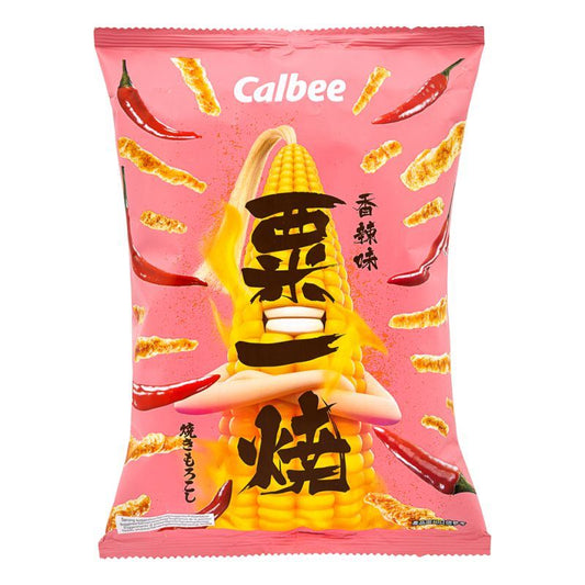 Calbee Hot & Spicy Flavoured Grill-A-Corn 卡樂B 香辣味粟一燒