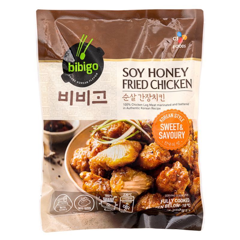 CJ Bibigo Soy Honey Fried Chicken 순살 간장치킨