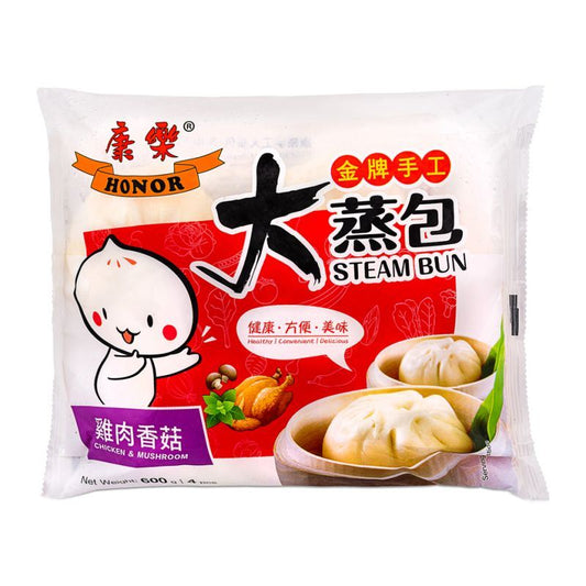 Honor Chicken & Mushroom Steam Bun 康樂 手工大蒸包 (雞肉香菇)