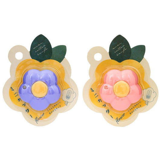 Flower Mini Cutter Knife (Random Colour) 花朵造型 迷你美工刀 (顏色隨機)