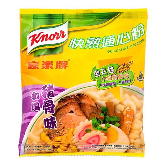 Knorr Quick Serve Macaroni (Pork Bone Flavour) 家樂牌 快熟通心粉 (和風豬骨味)