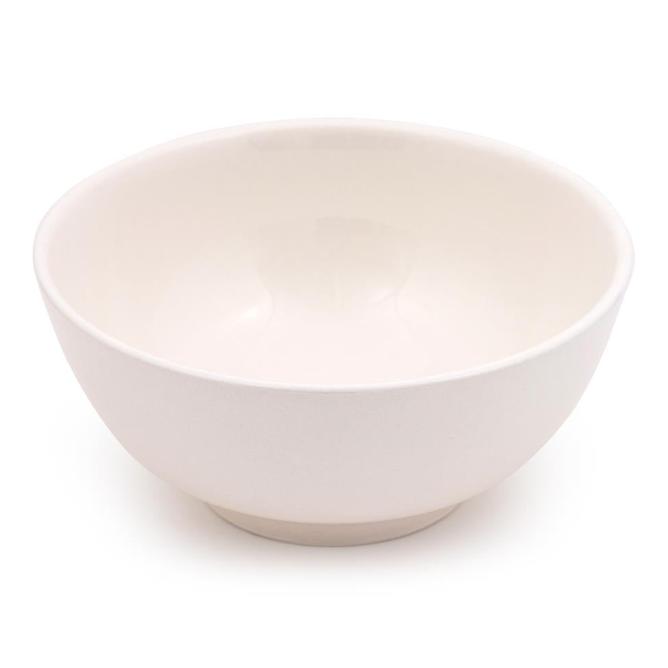 7" White Ceramic Noodle Bowl