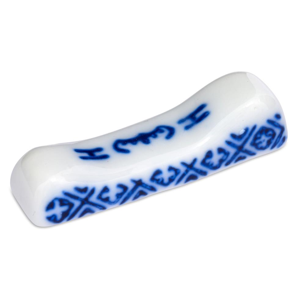 Blue Pattern Chopstick Rest