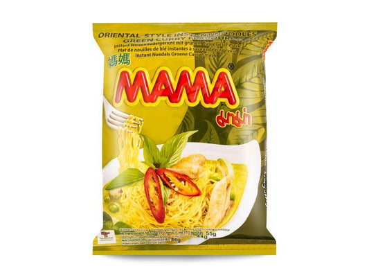 Mama Oriental Style Instant Noodles Noodles (Green Curry Flavour)