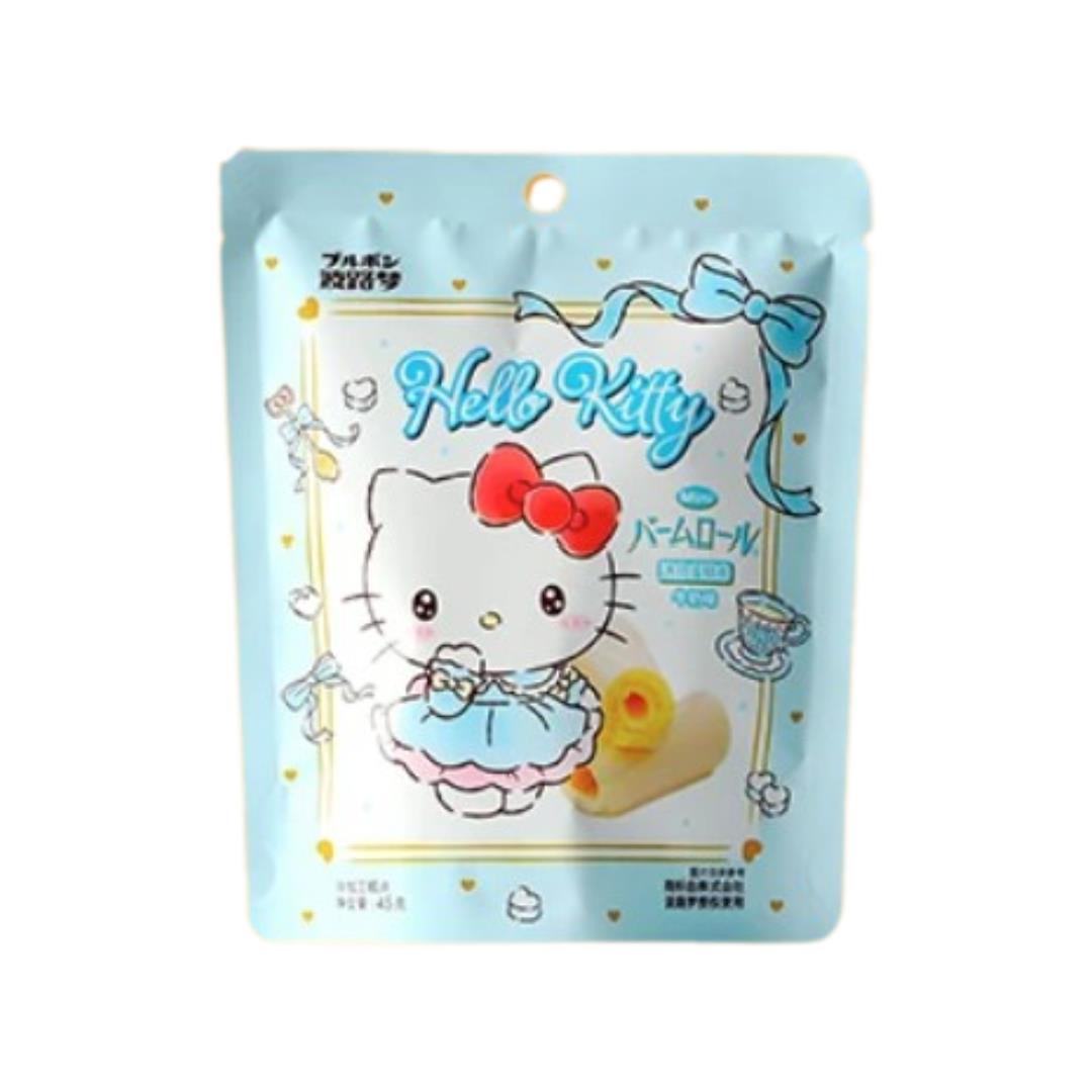 Bourbon Hello Kitty Cake Roll (Milk Flavour) 波路夢 迷你蛋糕卷 (牛奶味)