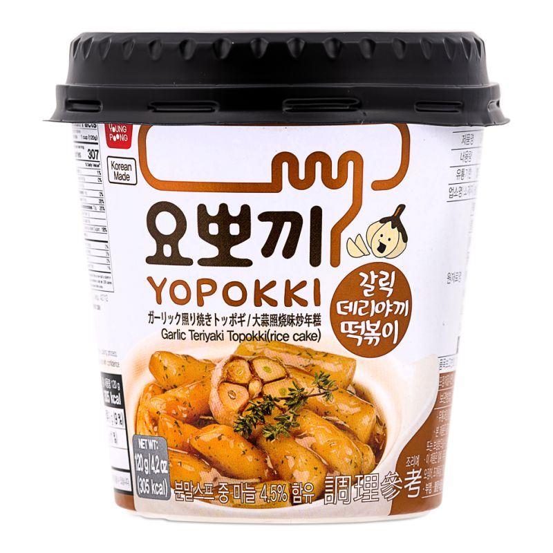 Young Poong Yopokki Garlic Teriyaki Topokki (Rice Cake) Cup 大蒜照燒味炒年糕 (杯)