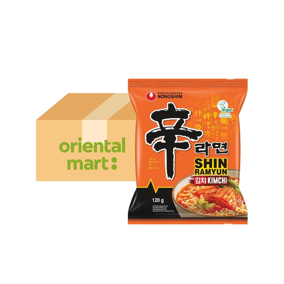 Nongshim Shin Kimchi Ramyun Noodle (Case of 20) 農心 泡菜辛拉麵 (20包裝) - Best Before: 19/11/2026