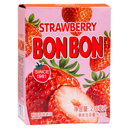 Haitai Strawberry Bon Bon Drink (Can) (Case of 12)