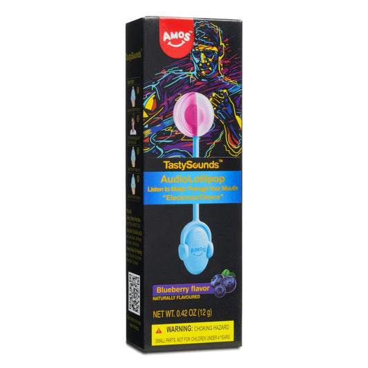 Amos TastySounds Audio Lollipop (Blueberry Flavour) (Electronic/ Dance)