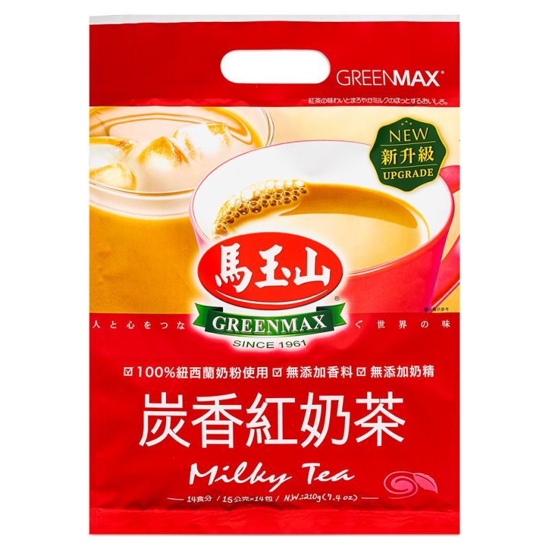 Greenmax Milky Tea 馬玉山 炭香紅奶茶