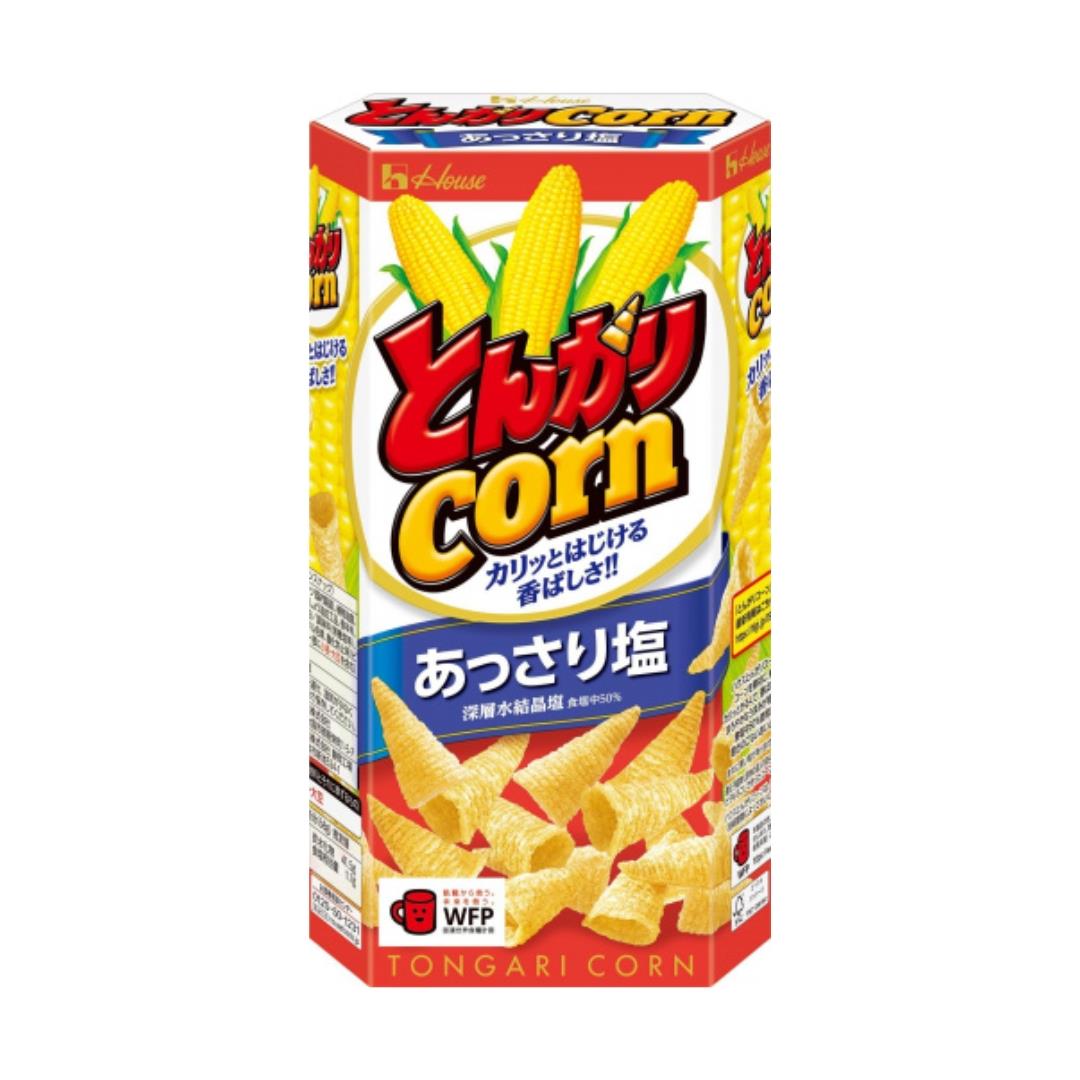 House Foods Tongari Corn Snack (Light Salt Flavour) とんがりコーン あっさり塩