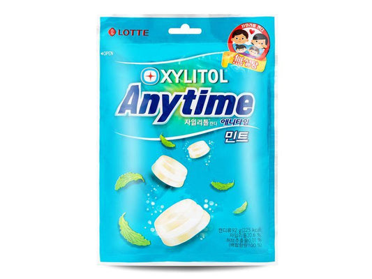 Lotte Anytime Milk Mint Sugar Free Candy