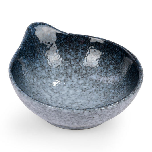 Japanese Blue Ceramic Sushi Soy Dish