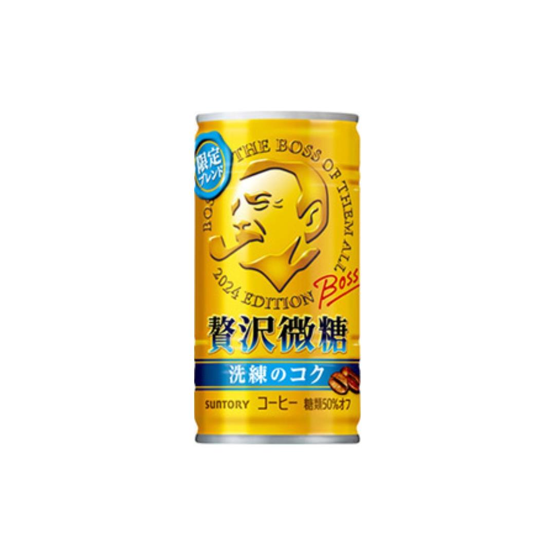 Suntory BOSS Less Sugar Rich Coffee (Can) ボス 贅沢微糖