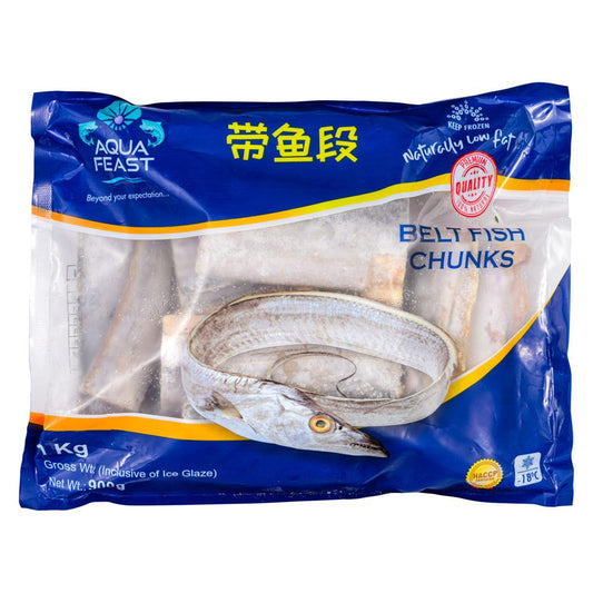 Aqua Feast Belt Fish Chunks 帶魚段 1kg