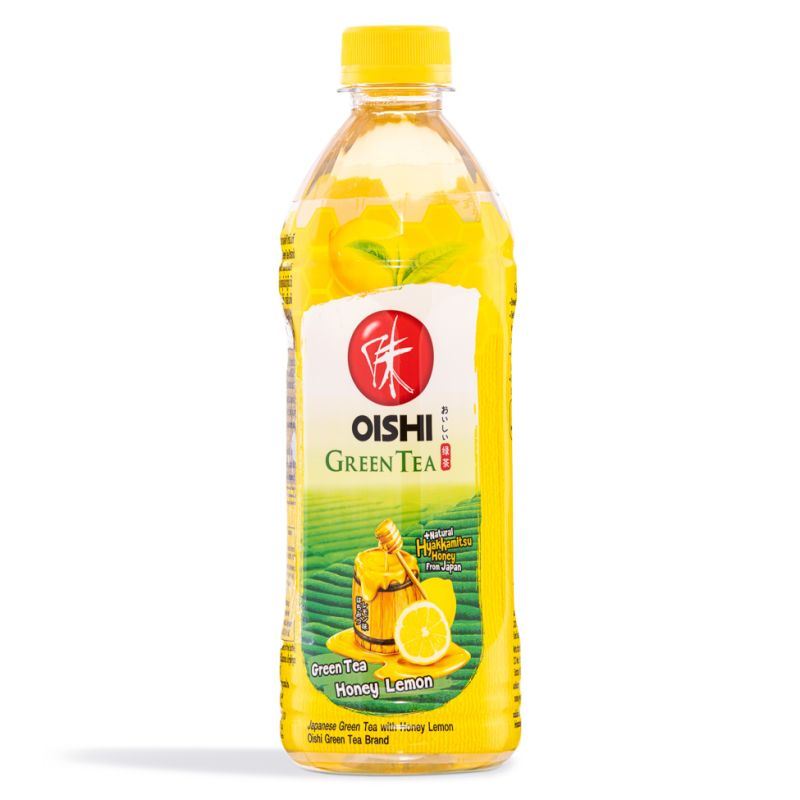 Oishi Japanese Green Tea with Honey Lemon