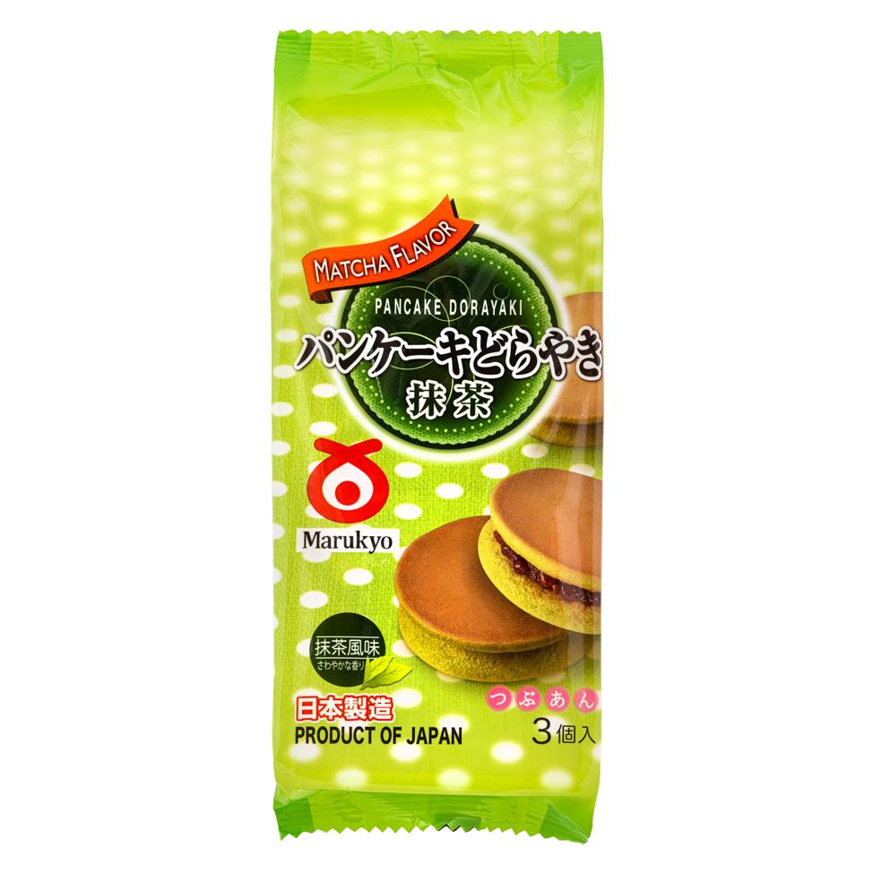 Marukyo Red Bean Paste Pancake Dorayaki (Matcha) 抹茶紅豆銅鑼燒