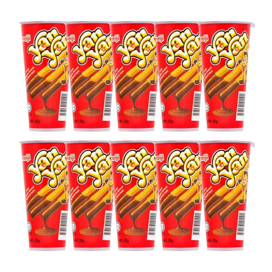 Meiji Yan Yan Dip Biscuit Snack (Chocolate Flavour) (Pack of 10)