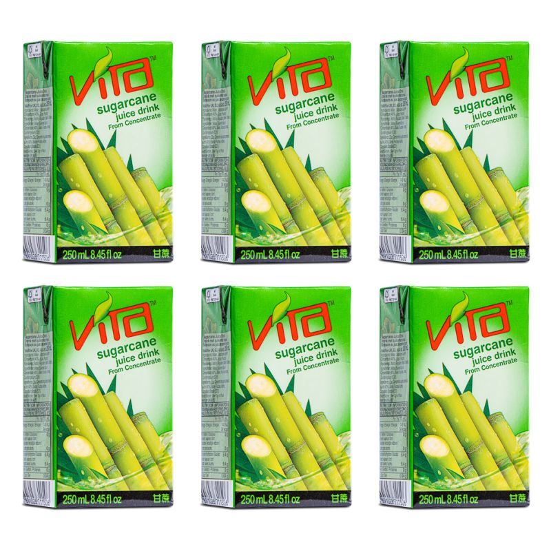 Vita Sugarcane Juice Drink From Concentrate (6pk) 維他 甘蔗汁 (6包裝)