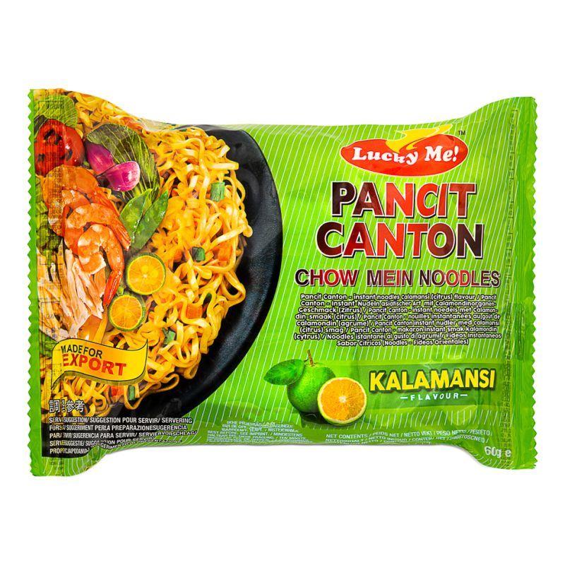 (Case) Lucky Me Pancit Canton Chow Mein Noodles (Kalamansi Flavour) 60g*6*12