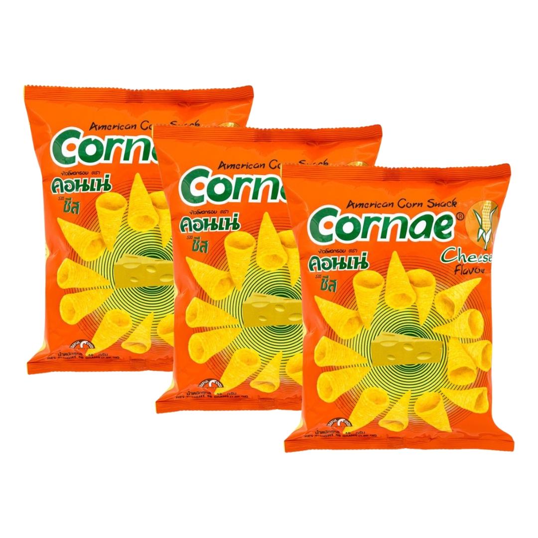 Cornae American Corn Snack (Cheese Flavour) (Pack of 3) 康玲 芝士玉米卷 (3包裝)