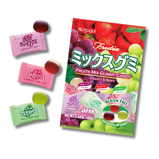 Kasugai Frutia Fruits Mix Gummy Candy