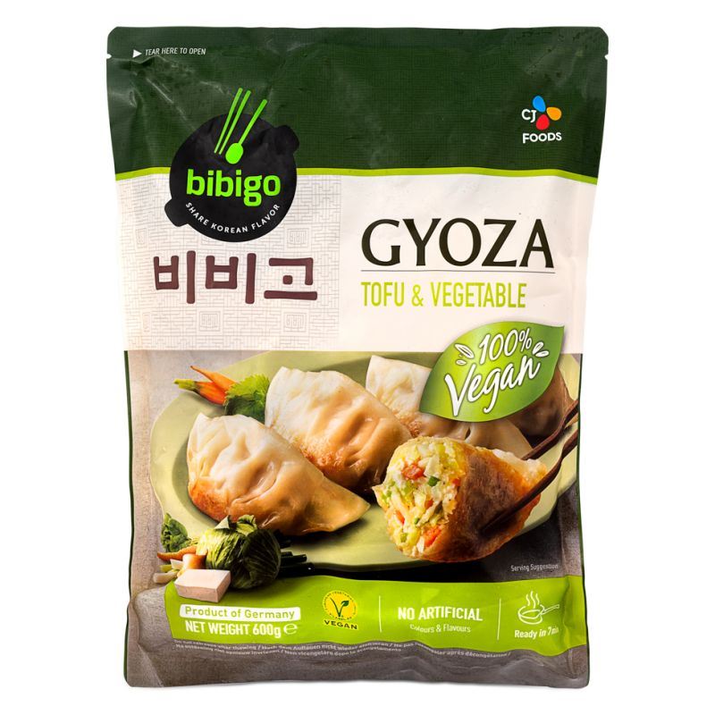 CJ Bibigo Gyoza Dumplings (Tofu & Vegetable) 두부야채 교자만두